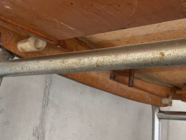 Table formica extensions 150 cm with 4 seats