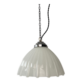 Art deco pendant lamp in opaline