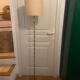 Brass tripod floor lamp from the 60s