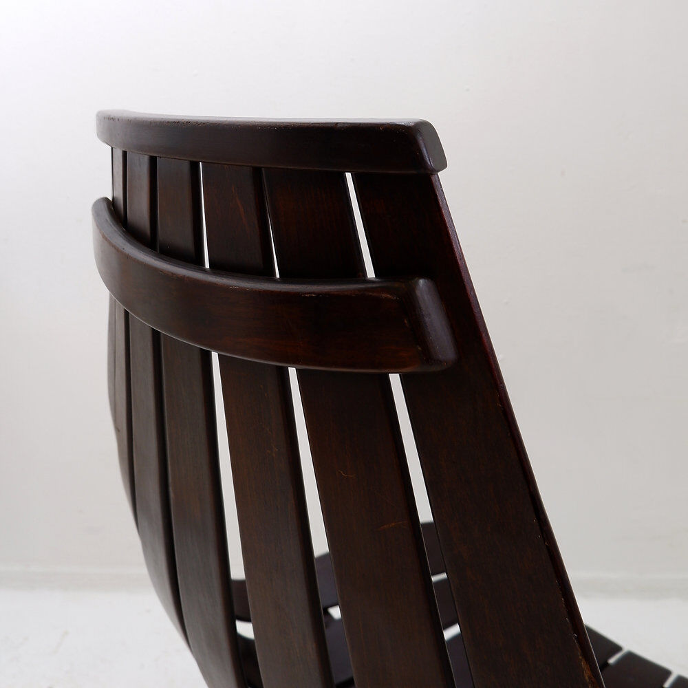 Vintage swivel armchair 1970 by Hans Brattrud for Hove Möbler