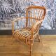 Fauteuil enfant vinatge en osier