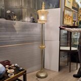 Magpie lamp, Murano crystal and gold powder, Barovier & Toso, 50's
