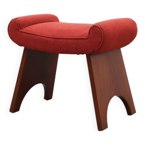 Tabouret réupholstéré - vers 1920