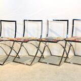 One off Hand painted set of four ‘Luisa’ Dining Chairs by Marcello Cuneo