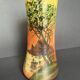 Vase en verre émaillé