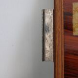 Plateau en bois et verre