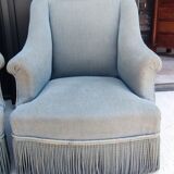 Pair of toad armchairs
