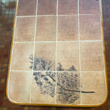 Vallauris ceramic table signed barois 1979