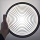 Vintage Holophane Ceiling Light - Fresnel Lens Glass - Industrial Style
