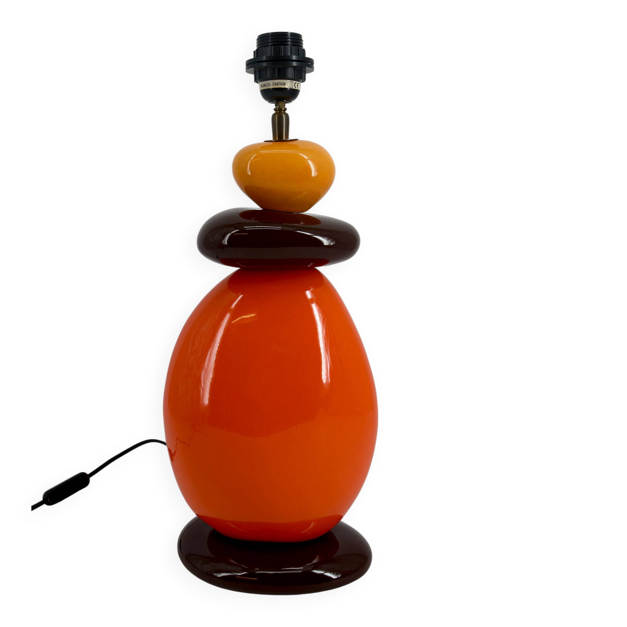 Lampe de table “Galets” – Maison François Châtain, France, circa 1980-1990
