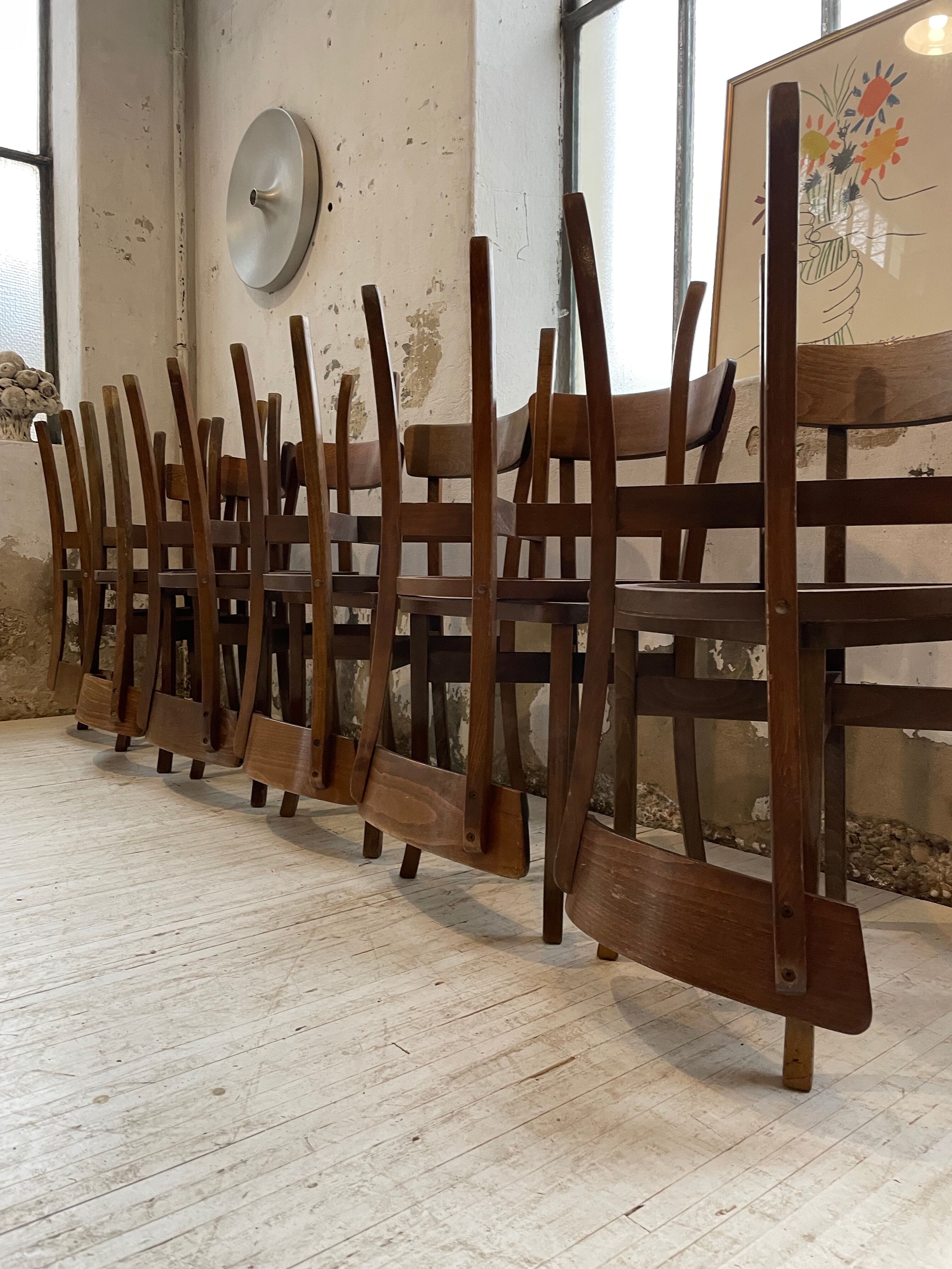 12 Baumann bistro chairs