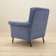 Blue armchair, Italian design, 1970s, production: Italy