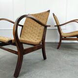 Pair of Bauhaus armchairs by Erich Dieckmann