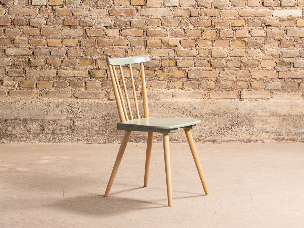Fully restored and revamped barred chair