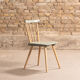 Fully restored and revamped barred chair
