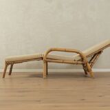 1960s bamboo foldable lounge chair