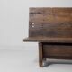 Early 1900s Art Populaire French fermette bench