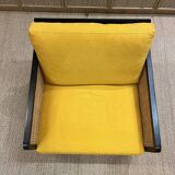 Set of two Red edition cane armchairs