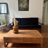 Vintage Scandinavian three-seater sofa