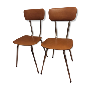 paire de chaises en skaï