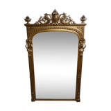 Big old mirror decorated with caryatids 193cm
