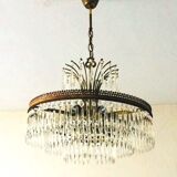 Lustre  cascade Vintage 60s. Hollywood Regency