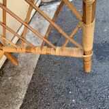 2-drawer rattan desk from the 1970