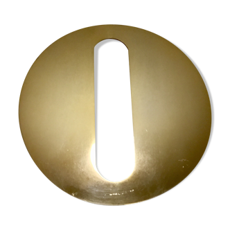 Vintage brass sign letter