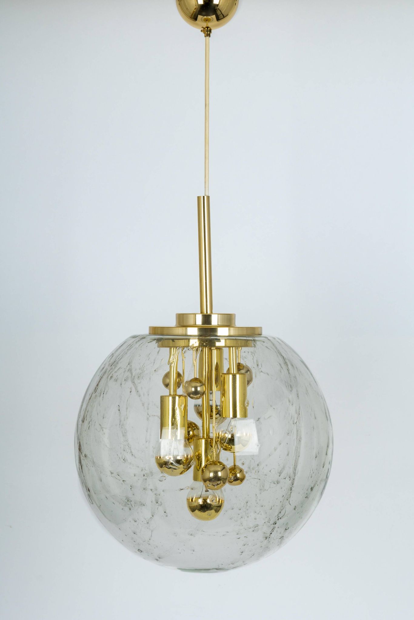 Sputnik Ball Chandelier by Doria, Germany, 1970s