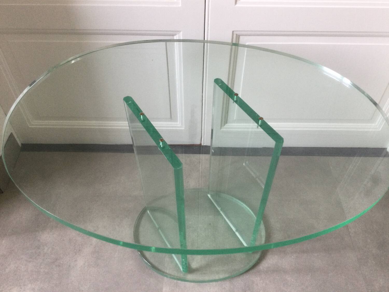 Vintage plexiglass coffee table