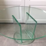 Table basse plexiglass vintage