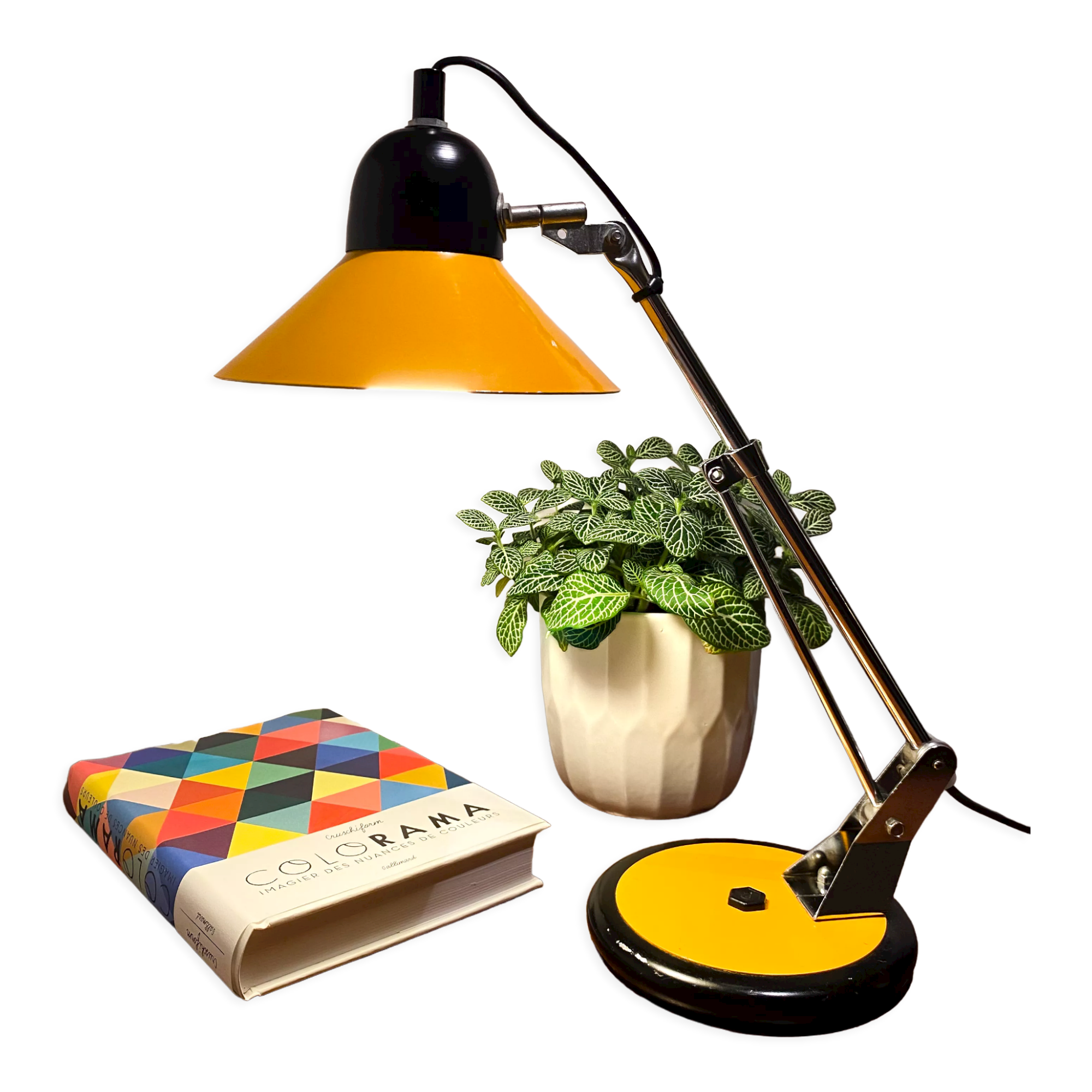 Lampe Aluminor vintage