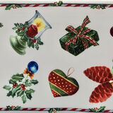 Ravier earthenware tray Gien Noel