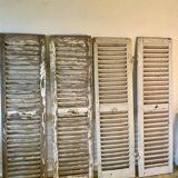 4 patinated shutters