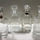 4 vintage decanters