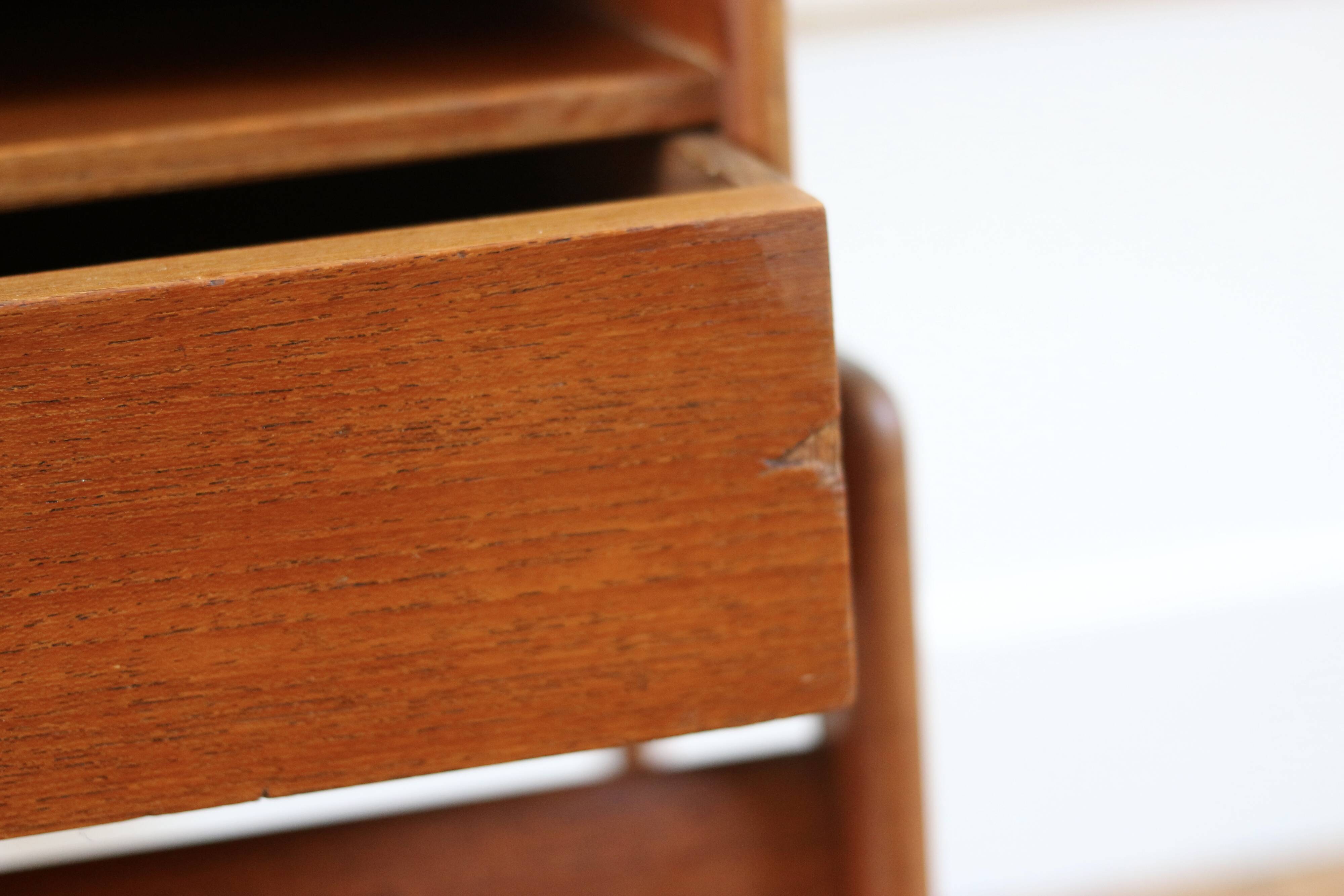 Arne Vodder Vintage Scandinavian Teak Bedside Table