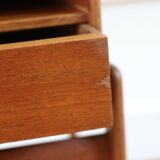 Arne Vodder Vintage Scandinavian Teak Bedside Table