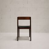 Set of 6 italian rosewood chairs, gessef, 1960