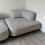 grey modular sofa