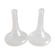 Paire de carafes à décanter en verre soufflé