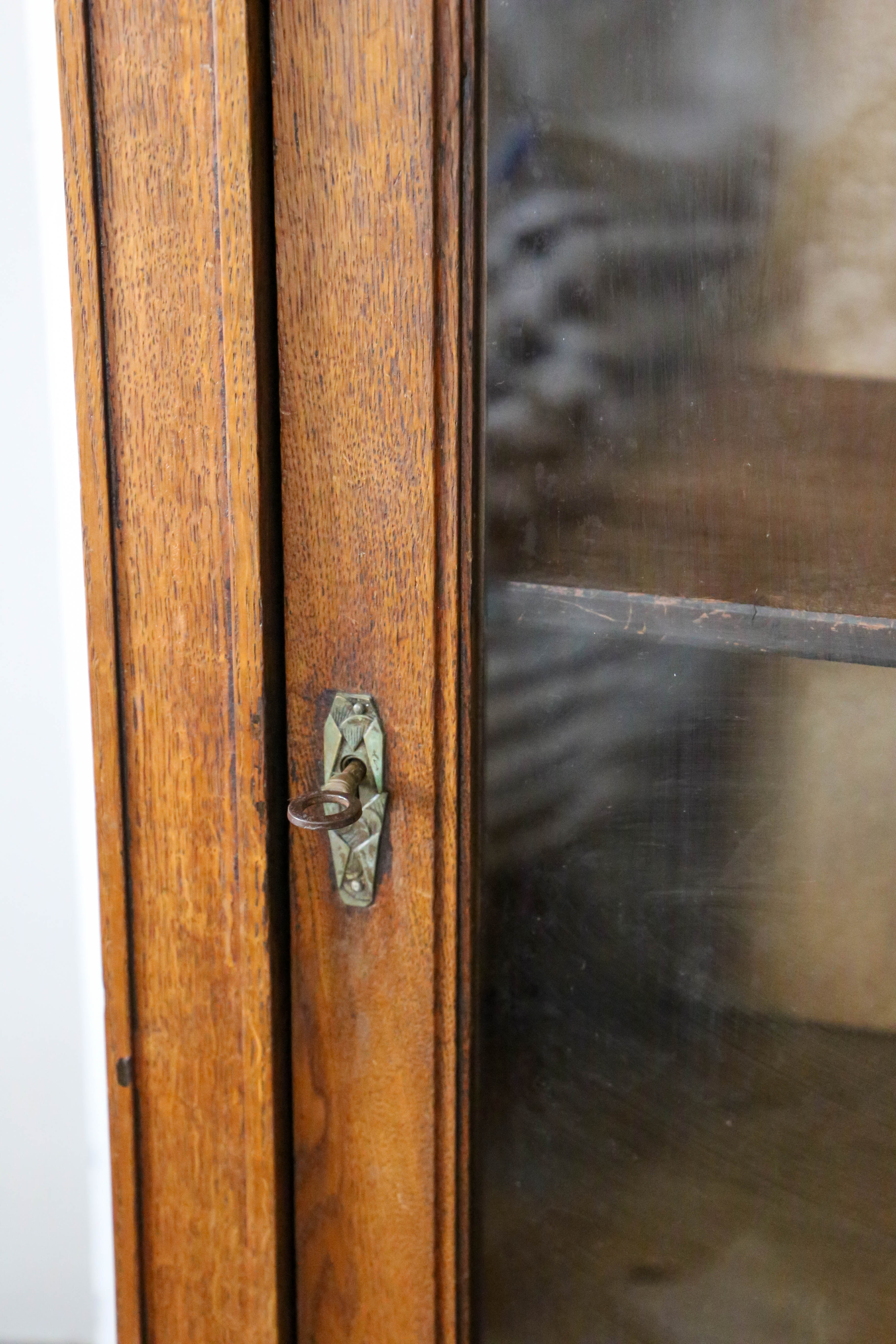 Glazed art deco cabinet