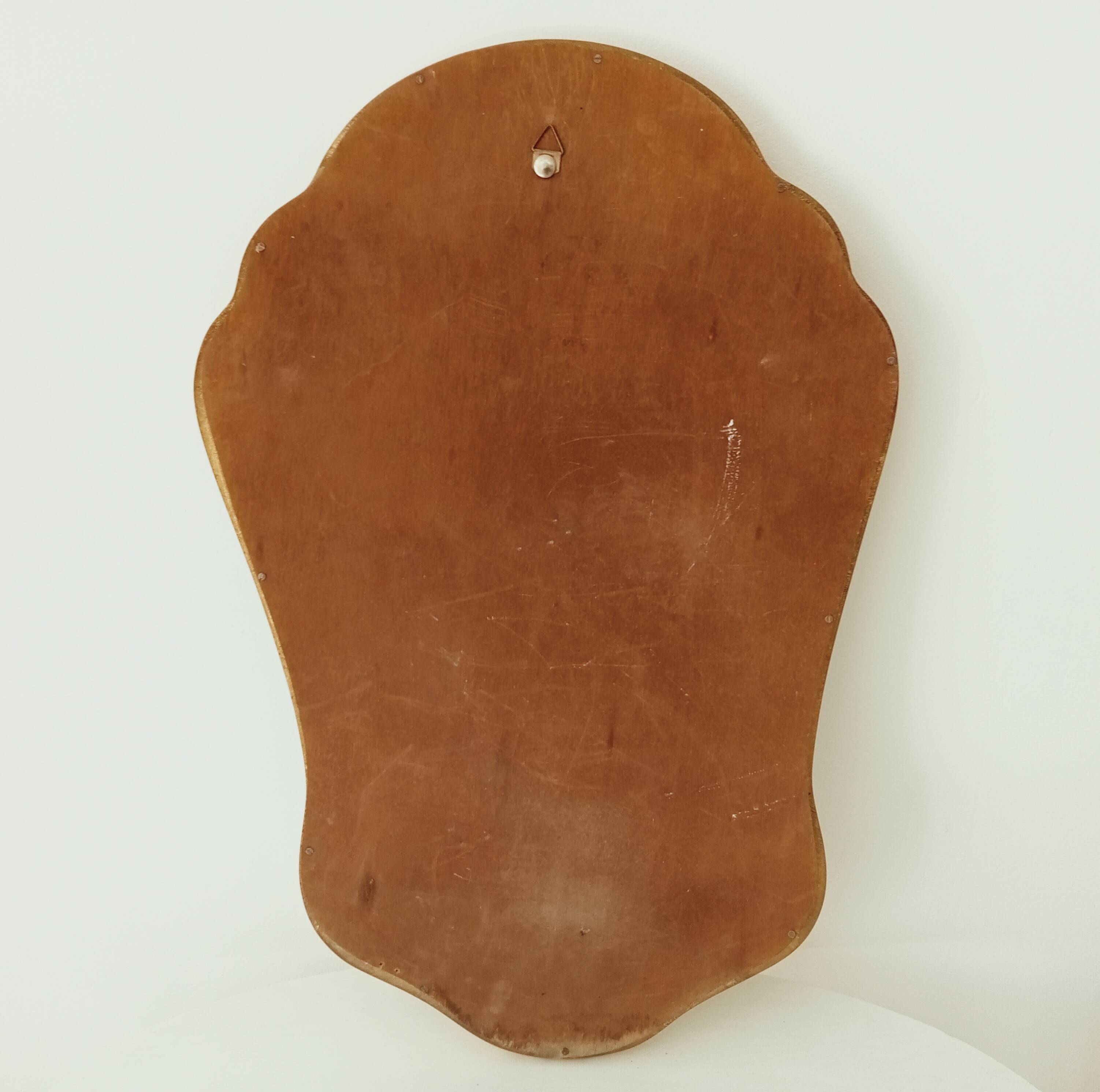 Golden baroque mirror 60s 66*44cm