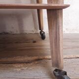 Table served legs compass with wheels 1950s
