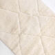 Moroccan Berber carpet blessed ouarain ecru plain with engraved diamonds 167x105cm