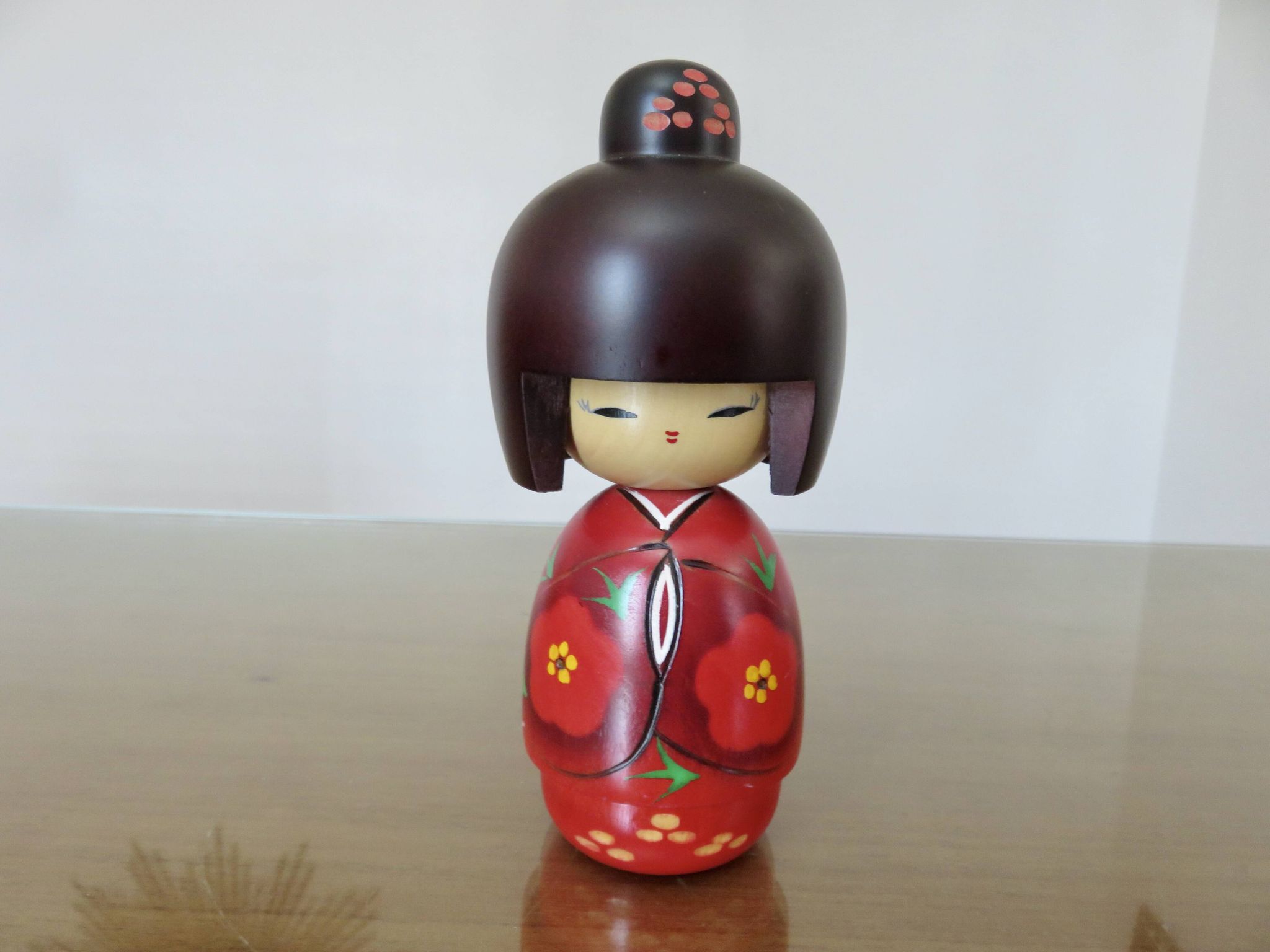 Kokeshi Sakura wooden doll, Japan, Japanese crafts