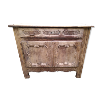 Small buffet countryside old-timed raw wood