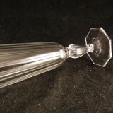 Service of 6 baccarat crystal flutes balustre leg flat odds 1840