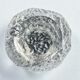 Brutalist "Iceberg" catch-all bowl, textured crystal glass, Sweden, 1970s