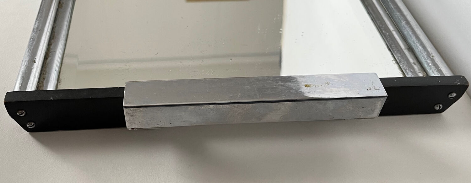 Art Deco rectangular mirror top