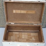 Old wooden cream case